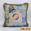 Luxury tassel Printed pillowcase cushion cover 45*45cm home decoration for living room bedroom Christmas family warm gifts