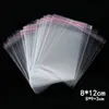 1000pcs 812cm Clear Self Adhesive Plastic Bag Resealable Christmas Gift Cookie Candy Packaging Bag Home Wedding Decoration8044479