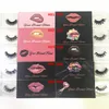 Kostenloser privates Etikett 3D Mink Wimpern Falsche Wimpern Make-Up Handgemachte natürliche volle Lautstärke Wimpern E-Serie