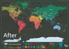 خدش خدش خريطة العالم الجدار ملصق محو الأسود خريطة العالم أفضل ديكور شخصية السفر لخريطة الصفحة الرئيسية غرفة مكتب ديكور مدرسة