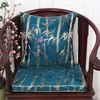 高級花厚いソファーチェアシートクッションアームチェア腰椎枕バッククッションハイエンド中国のシルクチェアクッション家の装飾シートパッド