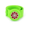 Fleur Charme Bracelet Enfant Silicone Slap Bracelets Huiles Essentielles Diffuseur Bracelet Anti-Moustique Bracelets Bracelets Pour Enfants