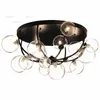 Creative Octopus Ceiling Lamp Glass Bubble Iron Light Hotel Aisle Mall Living Dining Room Bedroom 16-Head G9 Minimalist Lighting