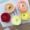 20pcs/lot Camellia Artificial Flower Heads Artificial tea Rose Flower For home Wedding Decoration DIY Scrapbooking Fake Flowers