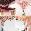 YUMAI FINUNA CHECHRI CHERRY TREE Rosa Sakura Fiori artificiali Tree Fare Fare Background Decorazione della parete Decorazione Decorazione della finestra8585601