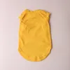 Dog Puppy Small Dog Clothes Pet T Shirts Summer Solid Dog Clothes Fashion Classic Shirts Cotton Clothes Cheap Pet Apparel Quickily Delivery