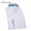 Unisplendor Hochzeit Herrenbekleidung Langarm Frühling Männer Shirts Gestreift/Solide Mann Freizeithemd Srteetwear Herbst Tops YN10471