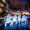 Gratis verzending op maat gemaakt opblaasbaar kostuum met LED voor stadsparade-decoratie