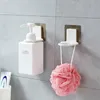 Bathroom Sticky Hook No Trace Powerful Suction Cup Shampoo Shower Gel Sanitizer Suction Wall Sticker Shower Bottle Rack