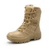 2019 New Trendy Large Size 47 Mens Shoes High Top Army Boots Men Ankle Strap Tactical Boots Male Non Slip Youth Special Forces Shoes