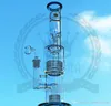 Bunte Shisha-Glaswasserpfeife Raucherbongs Recycler Bohrinseln Bubbler Inline-Perc-Glasrohre 18-mm-Gelenkschale