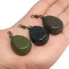 Carp Fishing Lead Weights Sinkers Coated Flat Swiveled Weights Black Brown Green Fishing Lead Sinker Accessories182J6372099