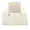 8x8cm Branco DIY em branco Brinco Colar Colar Cabelo Cartão de Exibição de Jóias Organizador de Embalagem Anti-Perdido Pendurado Papel Papel Packaging Tag