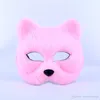 Halloween masquerade party masks animal man and woman half face mask hairy sexy fox mask DH12