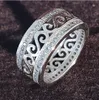 925 Sterling Silver Wedding Band Eternity Pierścionek Dla Kobiet Duży Prezent Dla Panie Love Hurtownie Lots Bulk Jewelry R4577