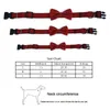 PLAID Printing Camouflage Pets Dog Collar Cute Rands Bowknot Valp Katter Neck Bow Tie Bulldog Decoration Collar