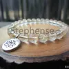 MG0695 Natural A Grade Gold Rutilated Quartz Bracelet 8 mm Natural Gemstone Energy Bracelet Women's Chakra Yoga Mala Bracelet2756