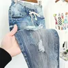 Лето рваные джинсы бойфренда для женщин мода свободные винтажные джинсы с высокой талией плюс размер джинсы 5XL панталоны Mujer Vaqueros Q58 T190913