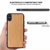 Houtkisten voor iPhone 14 Plus 13 12 11 Pro Max IP XR XS Max X 8 7 6 Wooden graan Flexibele PC TPU Fashion Luxury Back Skin Gel Business Men Mobile Phone Cover