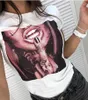 Wysokiej Jakości Lady Top Black Girl Kobieta Koszulka Summer Top Kobiety Ubrania 2020 T Shirt Streetwear Estetyczna Tshirt Plus Size T-shirt