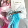 Nieuwe 3 Kleur Mooie Princess Bow Haarspeld Cosplay Props voor Kinderen Kunstmatige Haar Hoofddeksels Party Kleur Pruik Party Gunst T2I51067