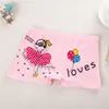 4PC / Lot Barn Underkläder Ny Girl Boxer Lover 3-10 År Barn Baby Cartoon Panties Tjej Underkläder