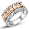 Wholesale-925 sterling silver rings crystal rhinestone cluster ring retro jewelry 4 size for options model no. R003