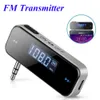 Transmissor FM Sem Fio Bluetooth Carro 3.5mm No Carro Música Mp3 Player De Áudio Display LCD Kit Transmissor Do Carro Para Android / iPhone