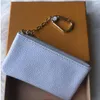 새로운 KEY POUCH 다미에 가죽 높은 품질의 유명한 고전 디자이너 여성에게 키 홀더 동전 지갑 작은 가죽 키 지갑을 보유하고