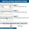 High Output Shop Light 8ft LED Tube Light Triple Sided 120W D Form Integrated Fixture LED-rör 300 graders belysning för garageverkstad