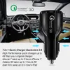 車の充電器クイックチャージ3.0 QC 3.0速い充電アダプターのデュアルUSBの車充電器のiPhoneマイクロUSBタイプCケーブル電話充電器