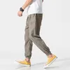Carga masculina calças de jogging verão designer moda corredores marca sólida fina casual solto plus size 5xl moletom pantalon304i