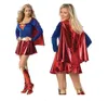 Supergirl Cosplay Costumes Super Woman Sexy Fancy Dress with Boots Girls Halloween Theme Costume Uniform Clothes8950765