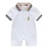 Mode 2019 Zomer Baby Boy Romper Korte Mouw Katoenen Zuigeling Jumpsuit Cartoon Gedrukt Baby Meisje Rompertjes Pasgeboren Babykleding