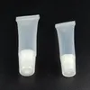 5ml 8ml 10ml 15ml Empty Lipstick Tube Lip Balm Soft Hose Makeup Squeeze Sub-bottling Clear Plastic Lip Gloss Container