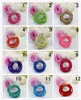 Enfants Coloré JD Chouchous Anneau De Cheveux Multicolore Titulaire De Queue De Cheval Petit Cercle En Caoutchouc Bande Élastique Cordes Accessoires De Cheveux 10 PCS Par Étiquette D3602