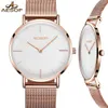 AESOP 7mm ultra sottile donna donna quarzo bracciale orologi da donna cinturino in acciaio maglia oro orologio da polso donna reloj mujer di lusso A CJ191217