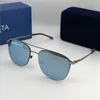 الجملة-جديد النظارات الشمسية mykita إطار خفيف بدون براغي MKT PELLE إطار مربع أعلى الرجال العلامة التجارية مصمم النظارات الشمسية طلاء عدسة مرآة