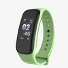C1S Color Screen Smart Armband Bloeddruk Smart Horloge Hartslag Monitor Fitness Tracker Smart Polshorloge voor Android iPhone