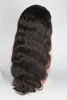 Spetsfront peruker kroppsvåg jungfru människa hår spetsar peruk med babyhår brasilian för svarta kvinnor naturlig färg 130% 150% 180%