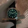 豪華な工場新しい時計44mm緑のフェイスカモストラップスーパーP 111機械式手洗いムーブメントファッションメンズ時計Origina8341020