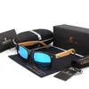 Lyxig ny bambu polariserad solglasögon män Trä solglasögon Kvinnor Märke Designer Original Wood Glasses Oculos de Sol Masculino