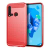 1.5mm 탄소 섬유 질감 슬림 갑옷 닦 았던 TPU 케이스 커버 Huawei Nova 5i Nova 5i Pro Mate 30 Lite Mate 30 Pro P20 Lite 2019 100pcs / L