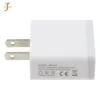 50pcs/lot Single USB Charger 2A Fast Charging Travel US Plug Adapter Portable Wall Charger Mobile Phone Cable for iphone Samsung Xiaomi
