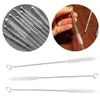 20 cm Reusable Straw Cleaning Brushes Stainless Steel Wash Drinking Pipe Straw Brush Cleaner Household Kitchen Accessories