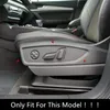 Autocollants de décoration de panneau de réglage de siège, style de voiture pour Audi Q5 FY 2018 2019, accessoires d'intérieur en acier inoxydable