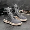 Designer-of God Top Military Sneakers Hight Army Boots Män och Kvinnor Mode skor Martin Boots 38-45 Y0