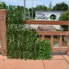 Artificiell trädgård växt staket uv skyddad integritet skärm utomhus inomhus användning trädgård staket bakgård hem dekor grönska väggar