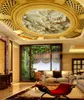 Modern Wallpaper 3D Wall Murals For Living Room Ceiling Mural Jade carving, chrysanthemum Custom Wallpaper Photo Wall Paper 3D