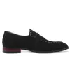 Misalwa 38-48 Casual Camurça Homens Oxford Dress Sapatos Apontados Toe Mens Formal Sapato Khaki Elegante Terno Simples Cavalheiro Mocassins Flats